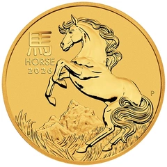 2026 Year of the Horse Gold Coin 1/2oz Perth Mint Australian Lunar Series