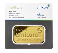 100g Gold Bars