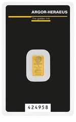 Argor-Heraeus 1g Gold Bullion Bar