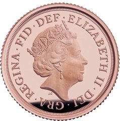 2021 Proof Gold Half Sovereign Boxed