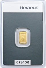 1g Gold Bars