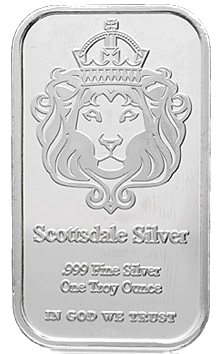 1oz Silver Bar Grade B