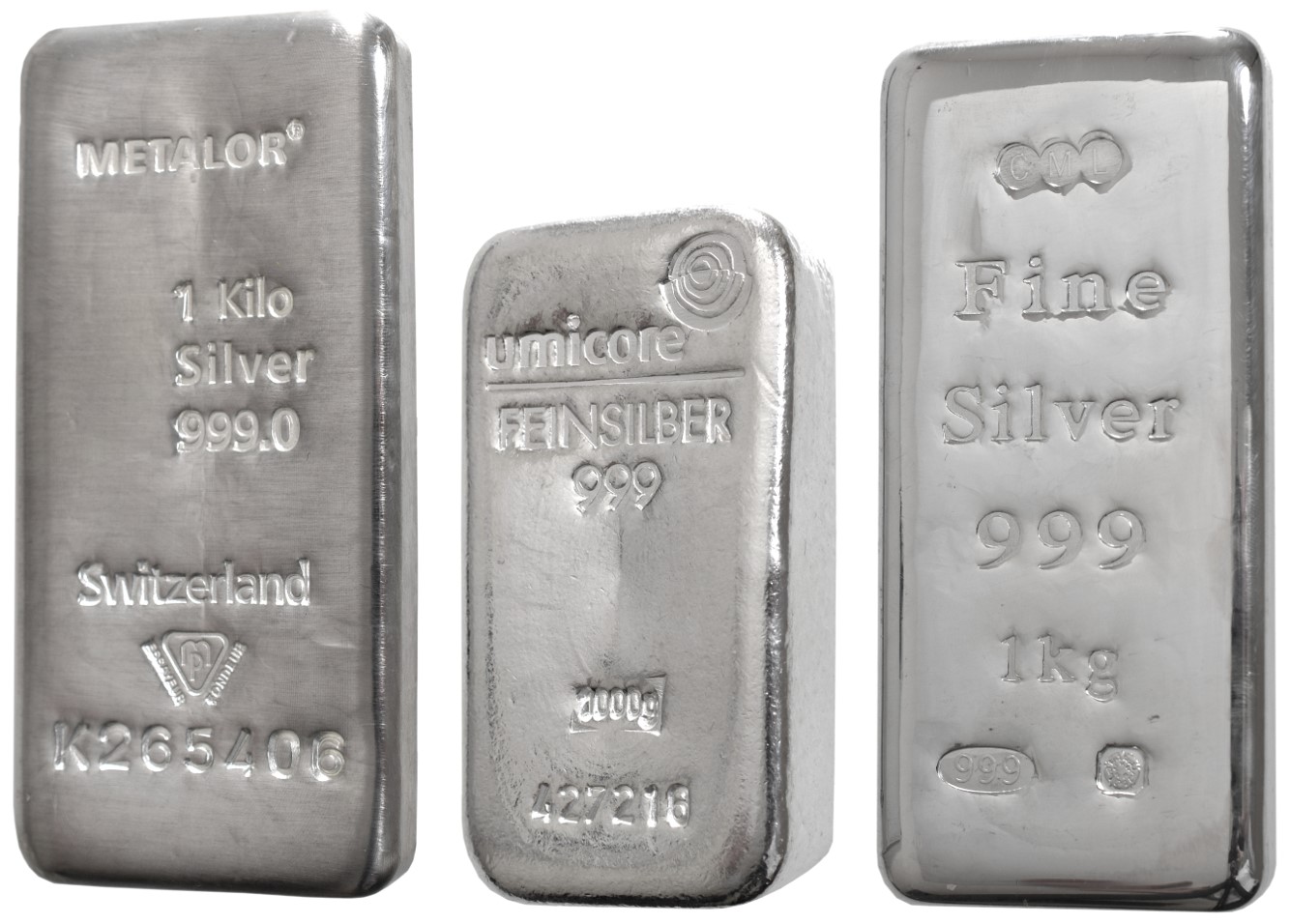 Pre-Owned 1kg Silver Bar Best Value
