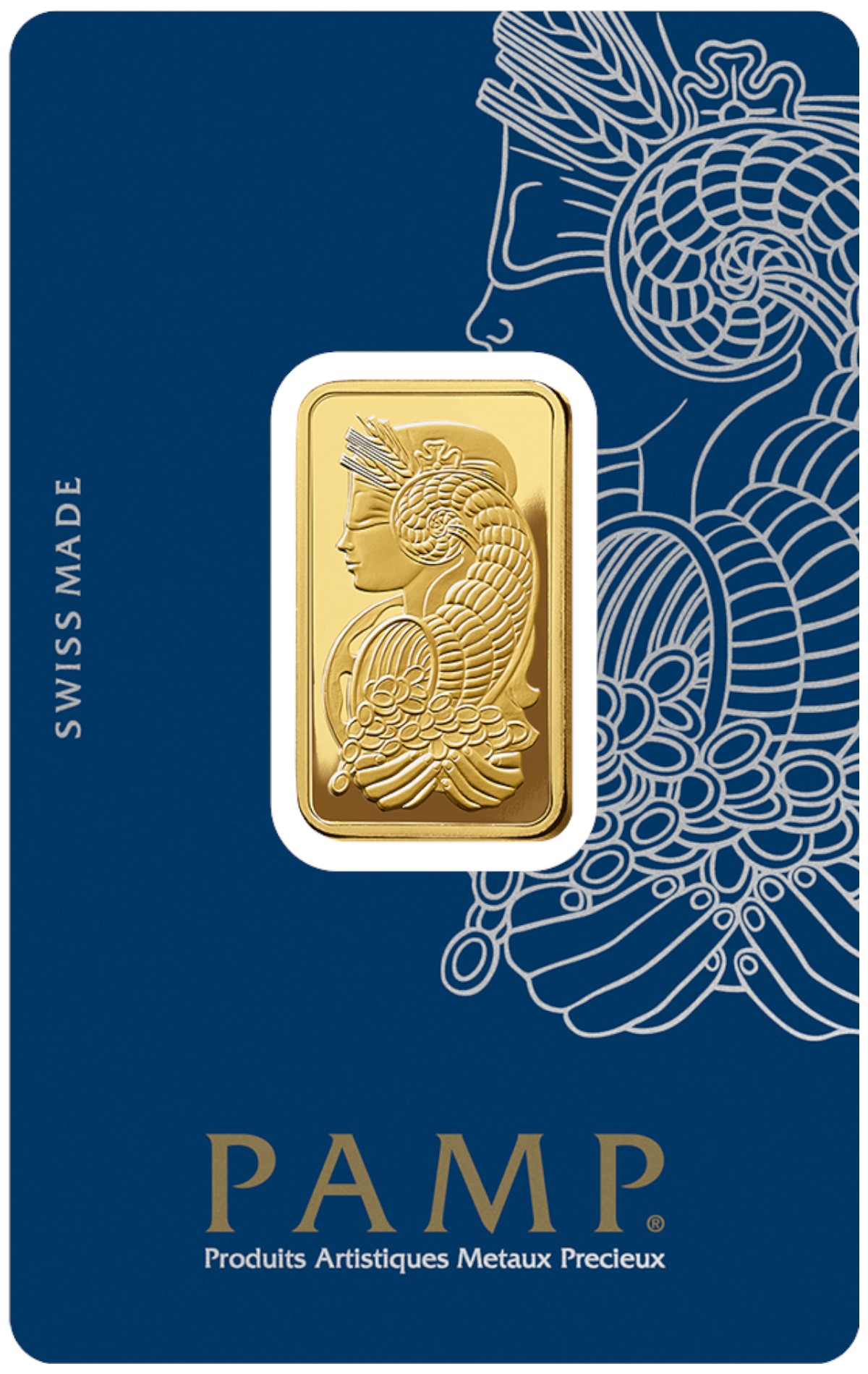 1/2oz Gold Bar PAMP Lady Fortuna Minted