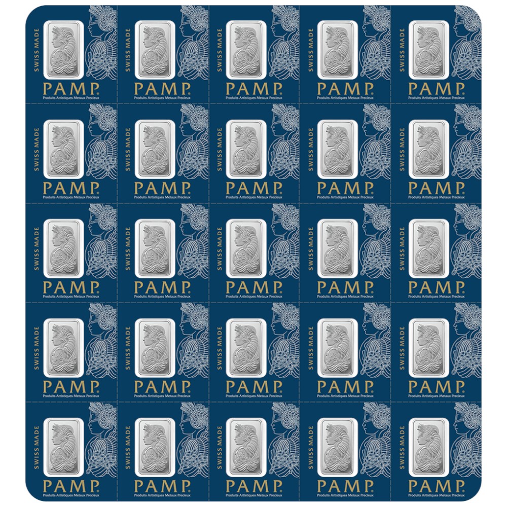 25g Platinum Bar Multigram PAMP Minted