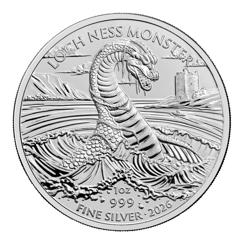 2026 1oz Silver Legendary Creatures Lochness Coin