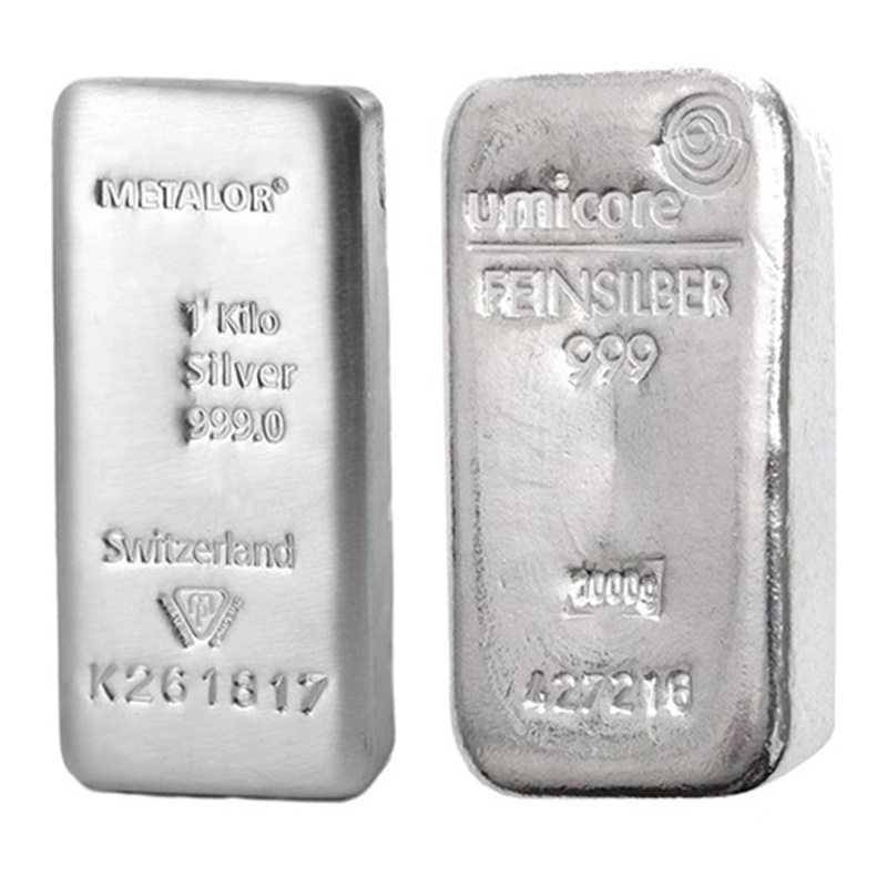 1kg Silver Bar Grade B